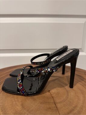 Steve Madden Milani Heeled Sandals - Black Multicolor